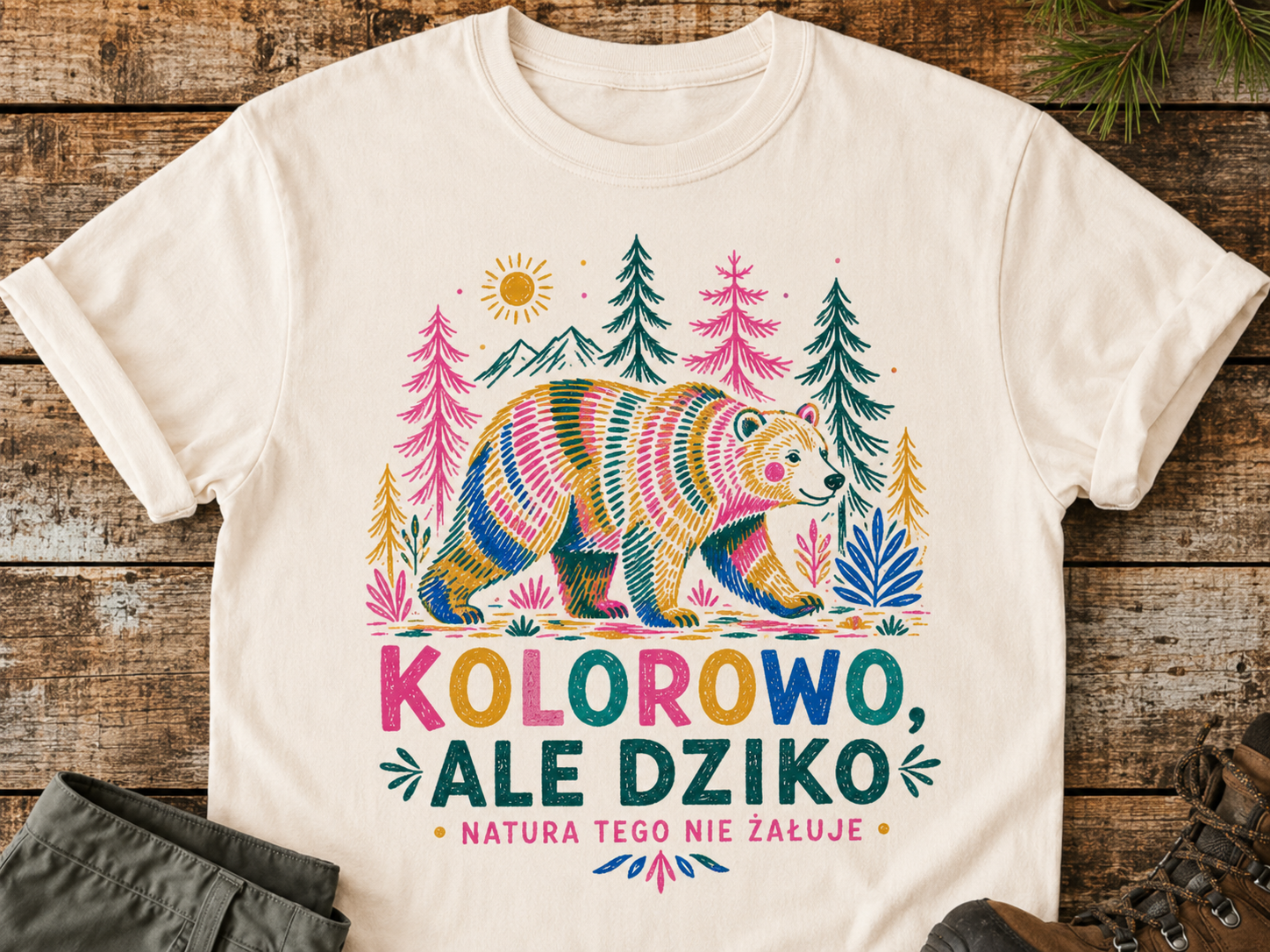 Kolorowo ale dziko